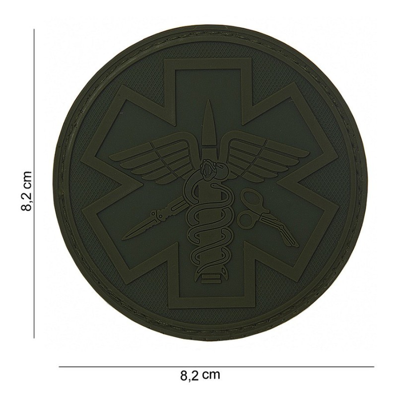 Klett Patch 3D PVC No.13009 Para Medic grün 8,2 x 8,2