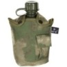 MFH US Feldflasche 1L Kunststoff BPA-frei mit Hülle HDT-camo