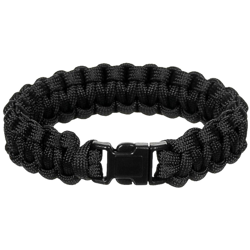 MFH Paracord Armband M 23cm 250cm schwarz 1,18€/m