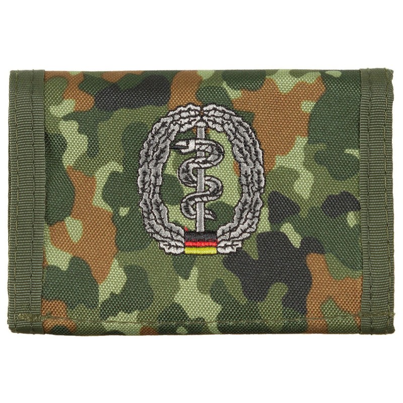 MFH Bundeswehr Geldbörse Sanitätstruppe flecktarn