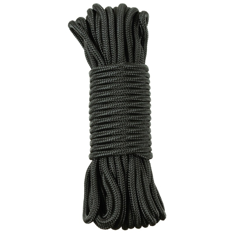 Kommando-Seil 5mm 15m (Reepschnur) schwarz 0,27€/m