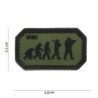 PVC Patch No.14070 Airsoft Evolution grün/schwarz 3,3 x 5,8