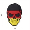 Klett Patch 3D PVC No.16006 Skull Deutschland bunt 5 x 9cm