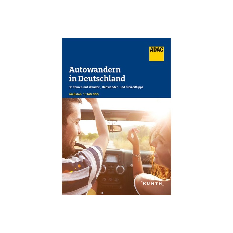 ADAC Autowandern in Deutschland. Mit großer Reisekarte.