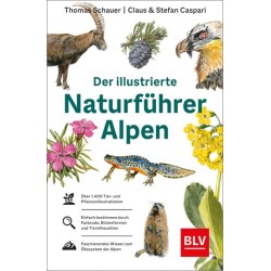 Der illustrierte Naturführer Alpen.