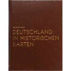 Deutschland in historischen Karten. Cabra-Leder Ausgabe.