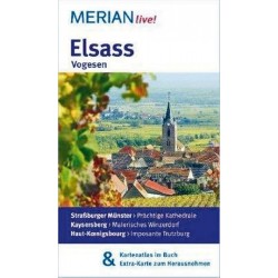 Elsaß Vogesen - Mit Kartenatlas im Buch und Extra-Karte zum Herausnehmen