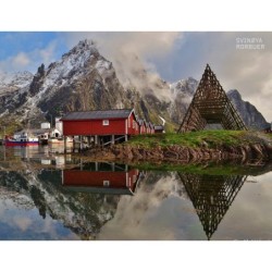 Abenteuerwelt Lofoten: Roadtrip zu roten Stelzenhäuschen