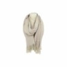 Damen Herbst Fransenschal | 180x70cm | sehr weich & modern | Cashmera [Beige]