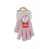 Kinder Winter Handschuhe | flauschig warme Soft Teddy Füllung | gefütterte Kinderhandschuhe [Rosa]